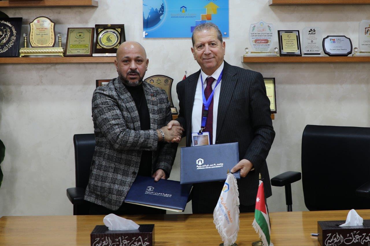 تعاون مشترك بين جامعة عمان العربية وشركة الشريف لخدمات المركبات6
