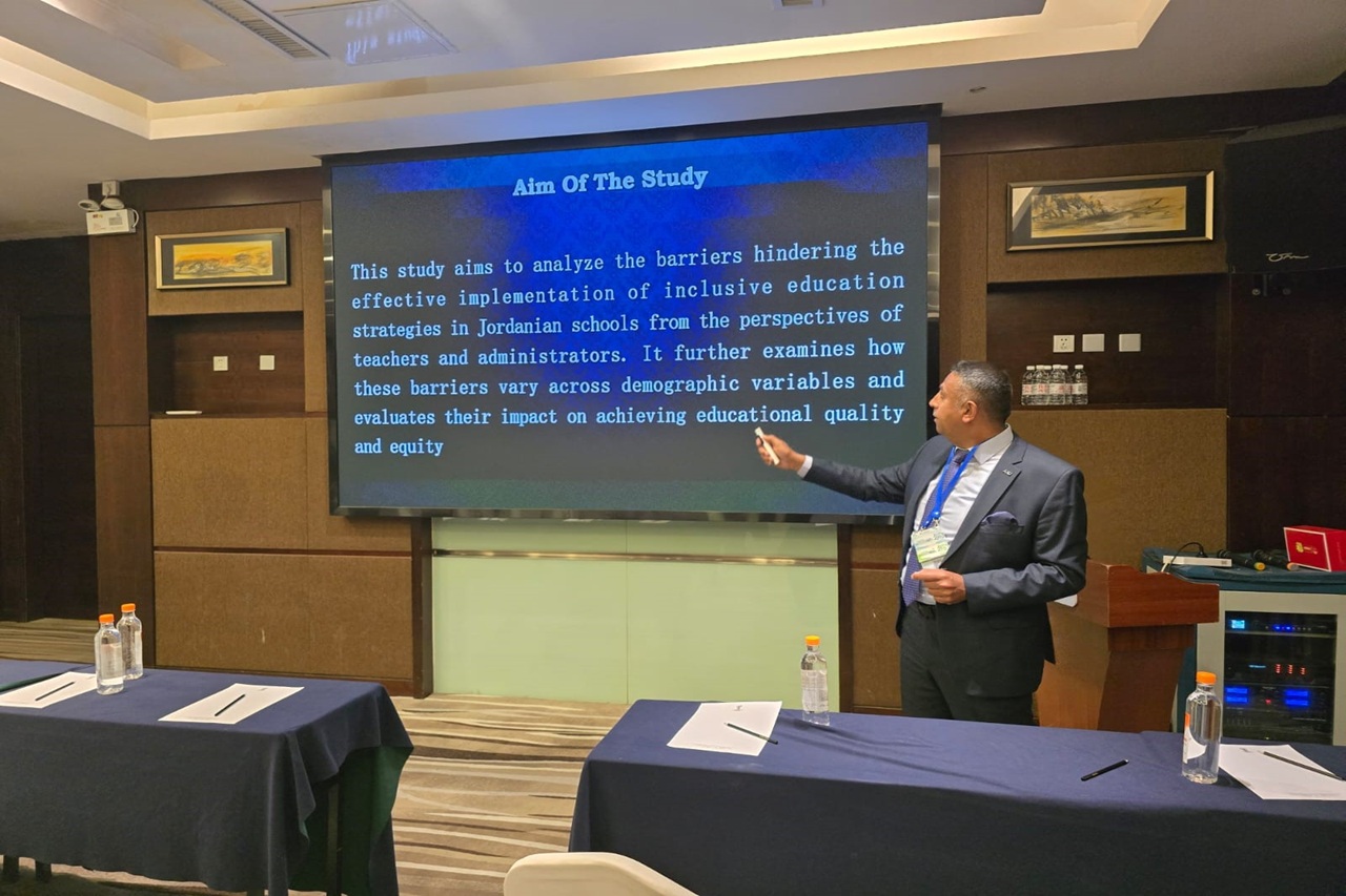 كلية العلوم التربوية والنفسية في جامعة عمان العربية تشارك في مؤتمر (ICEIT 2026) الدولي في الصين2