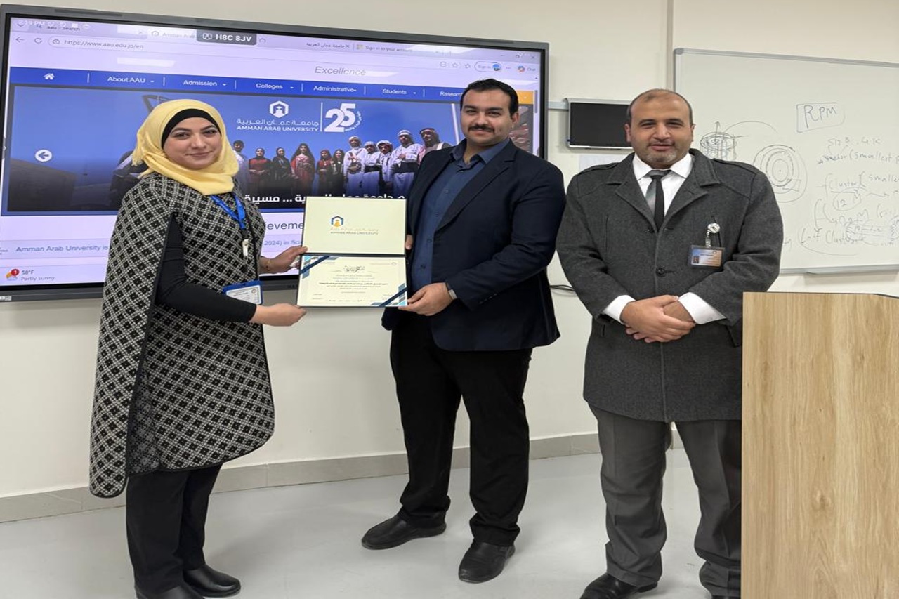 كلية تكنولوجيا المعلومات في "عمان العربية" تسلط الضوء على قصة نجاح خريجها إسلام ربابعة4