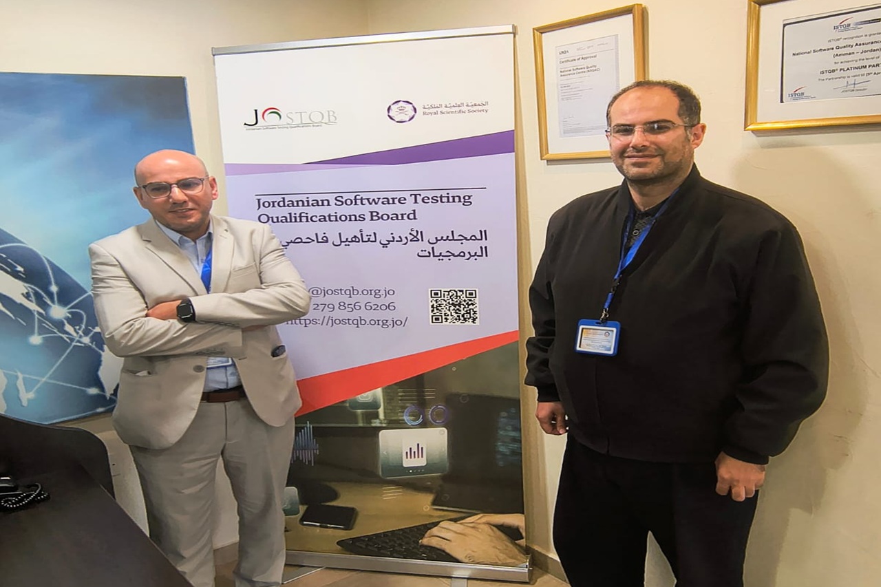 طلبة تكنولوجيا المعلومات في "عمان العربية" يزورون المركز الوطني لتوكيد جودة البرمجيات1