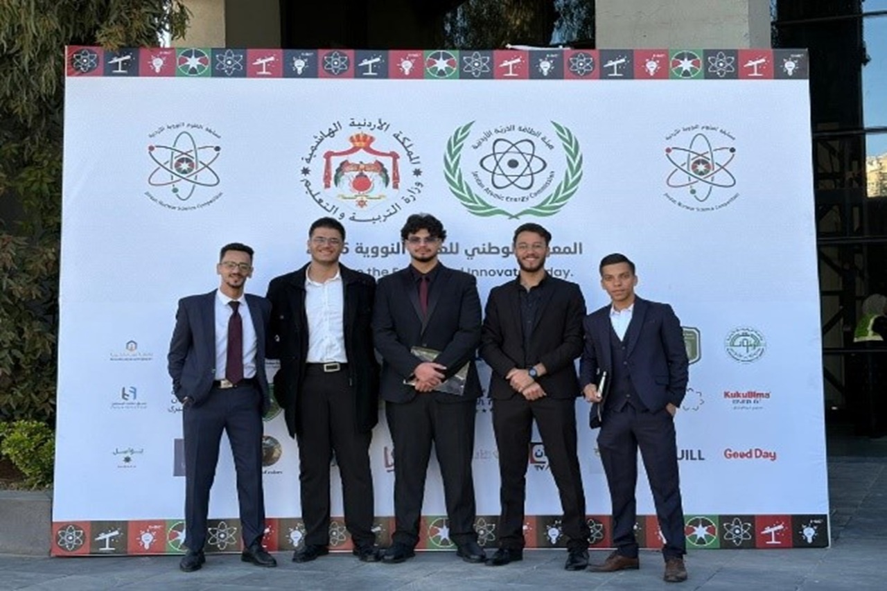 جامعة عمان العربية تحصد الميدالية البرونزية في مسابقة العلوم النووية 2026 بمشروع مبتكر6