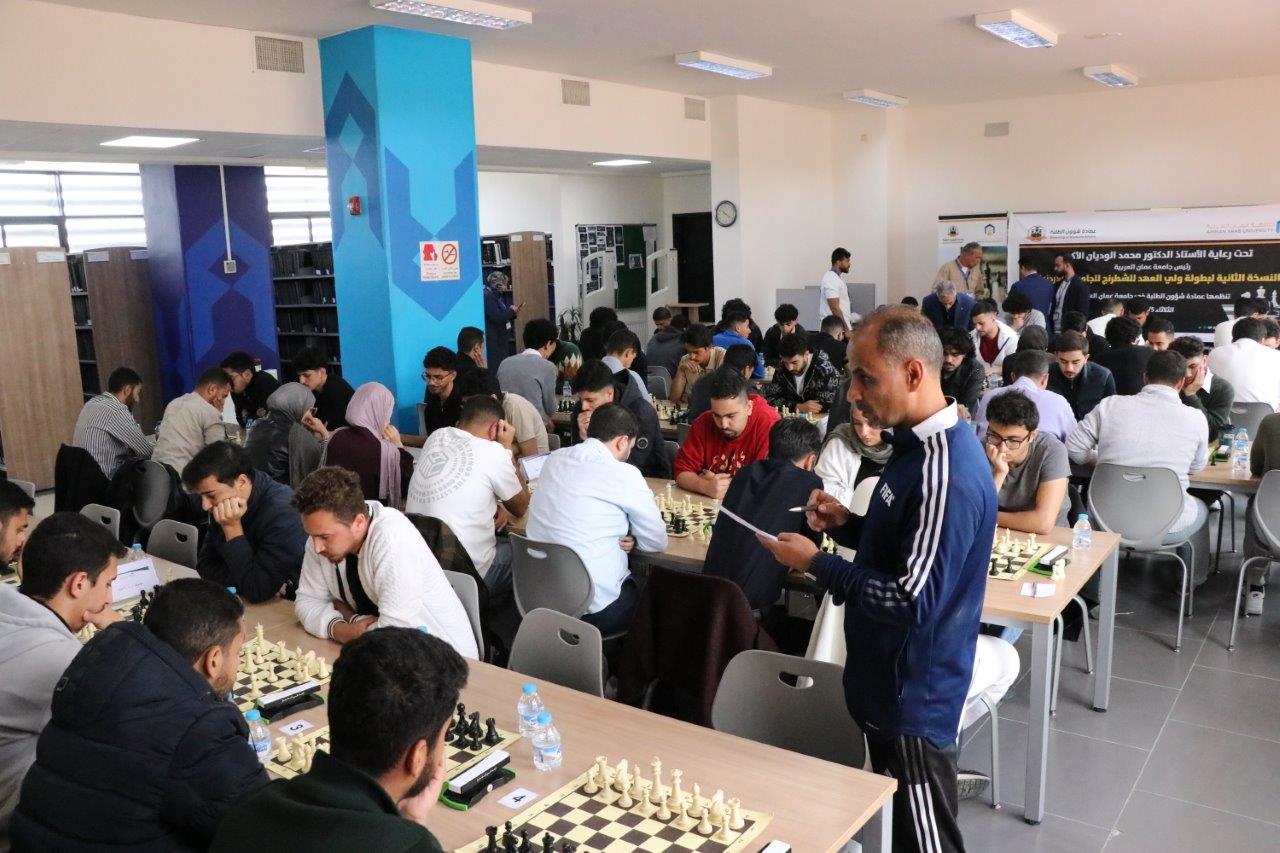 بطولة (ولي العهد للشطرنج) للجامعات الأردنية بنسختها الثانية في رحاب جامعة عمان العربية10