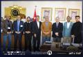 رئيس جامعة عمّان العربية يستقبل وفدًا من بلدية بيرين