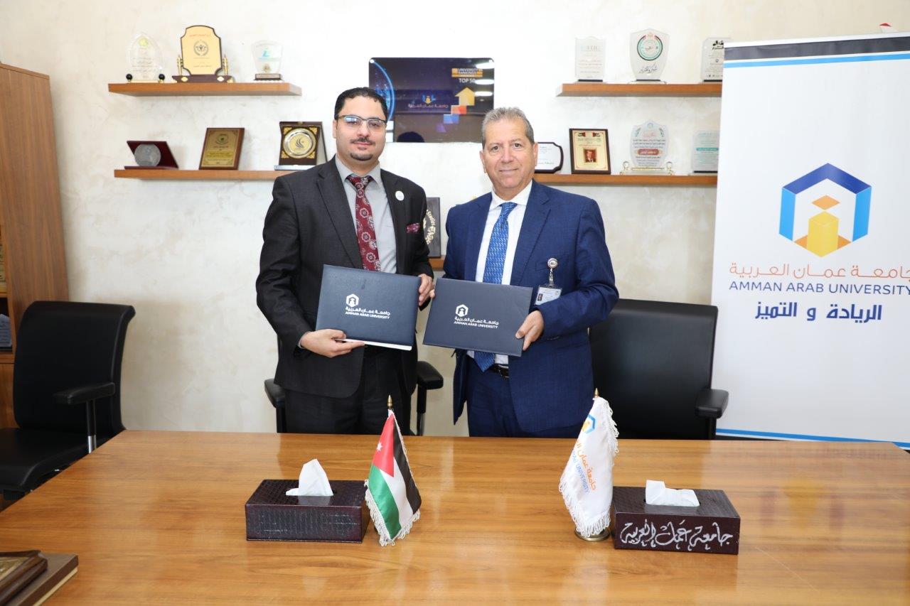 تجديد اتفاقيّة تعاون بين "عمان العربية" واكاديمية قبة الابتكار للاستشارات والتدريب3