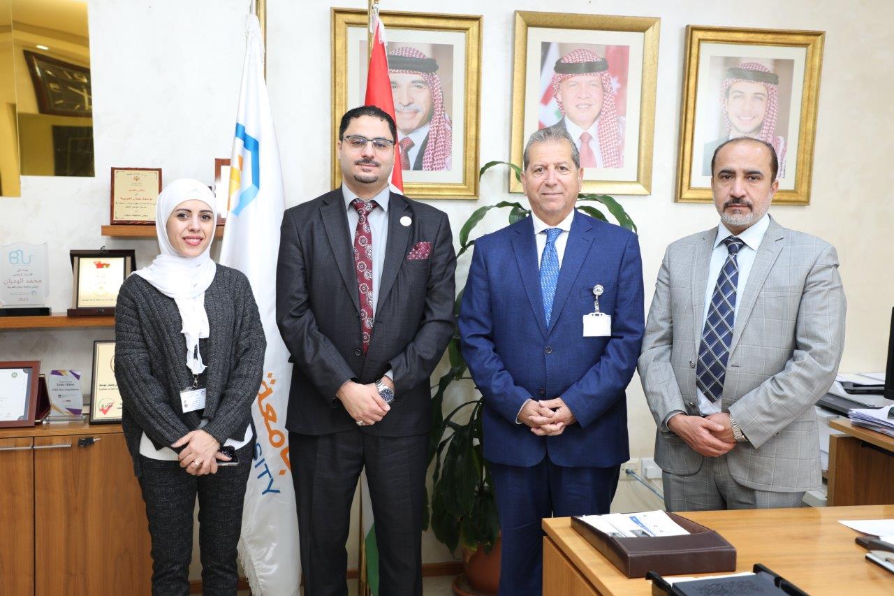 تجديد اتفاقيّة تعاون بين "عمان العربية" واكاديمية قبة الابتكار للاستشارات والتدريب5
