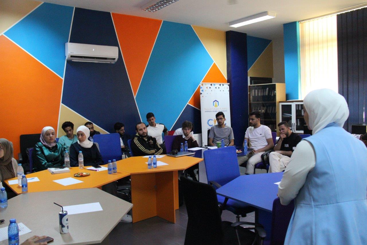 "الأفكار الإبداعية والملكية الفكرية" ورشة تدريبية لطلبة "عمان العربية"11
