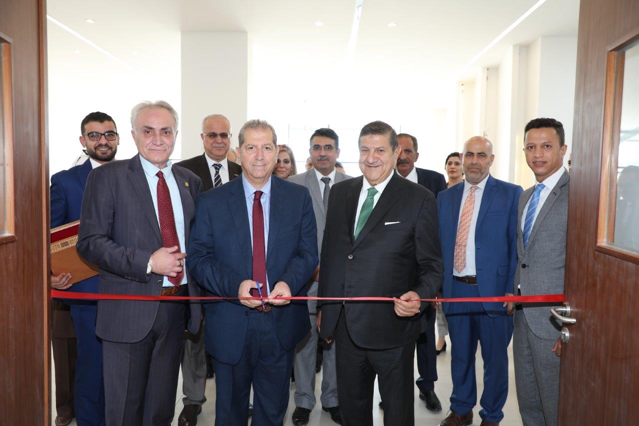 افتتاح محطة طلال أبو غزاله للمعرفة في جامعة عمان العربية وتوقيع اتفاقيات ثنائية1