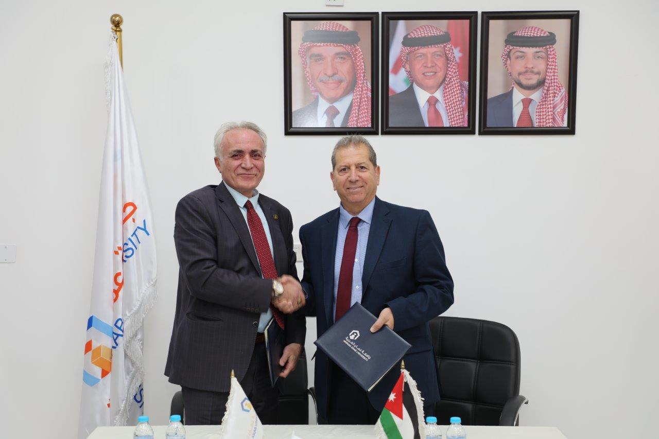 افتتاح محطة طلال أبو غزاله للمعرفة في جامعة عمان العربية وتوقيع اتفاقيات ثنائية20