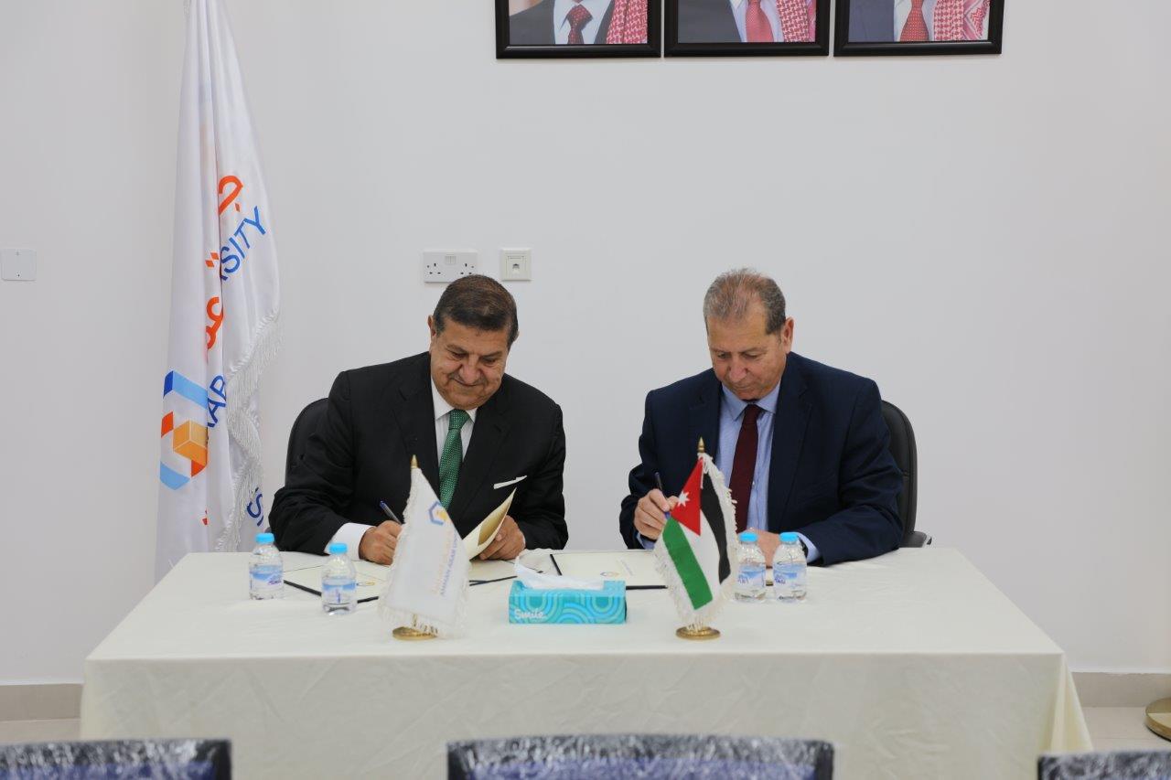 افتتاح محطة طلال أبو غزاله للمعرفة في جامعة عمان العربية وتوقيع اتفاقيات ثنائية22