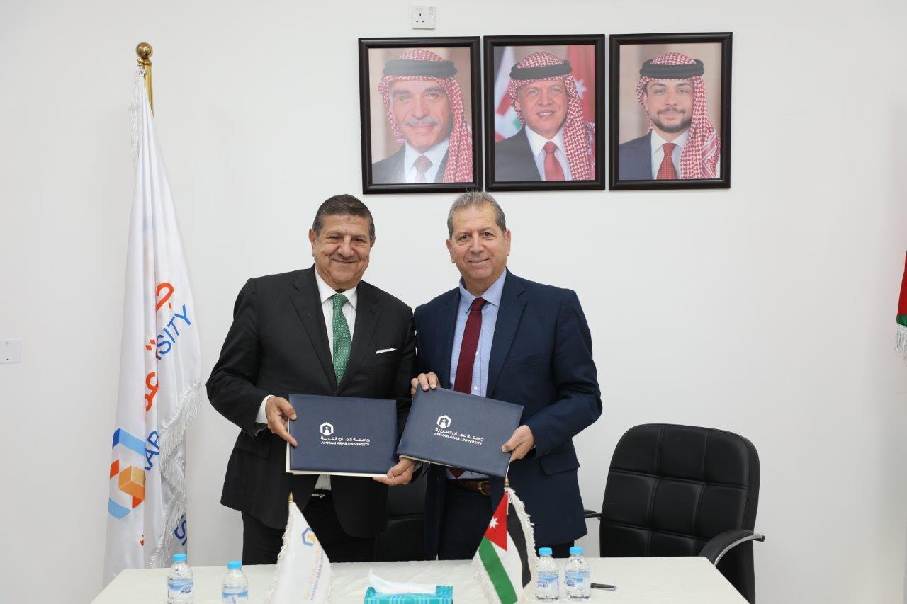 افتتاح محطة طلال أبو غزاله للمعرفة في جامعة عمان العربية وتوقيع اتفاقيات ثنائية23
