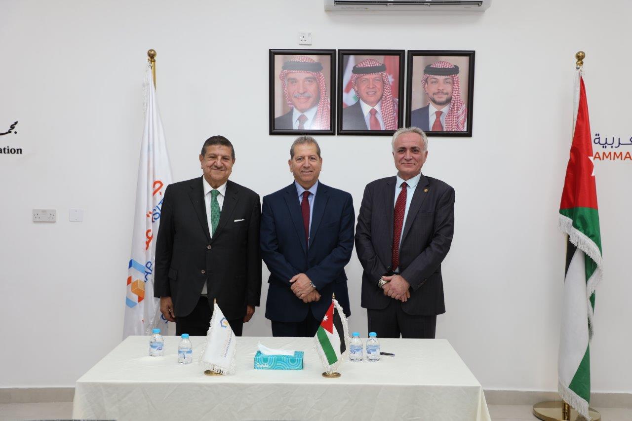 افتتاح محطة طلال أبو غزاله للمعرفة في جامعة عمان العربية وتوقيع اتفاقيات ثنائية24