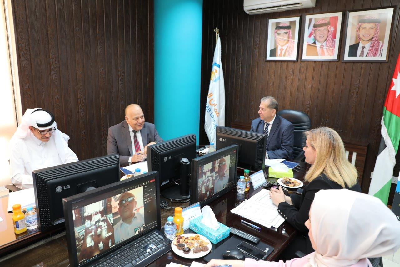 جامعة عمان العربية تستضيف اجتماع مجلس إدارة المجلس العربي للتنمية المستدامة3