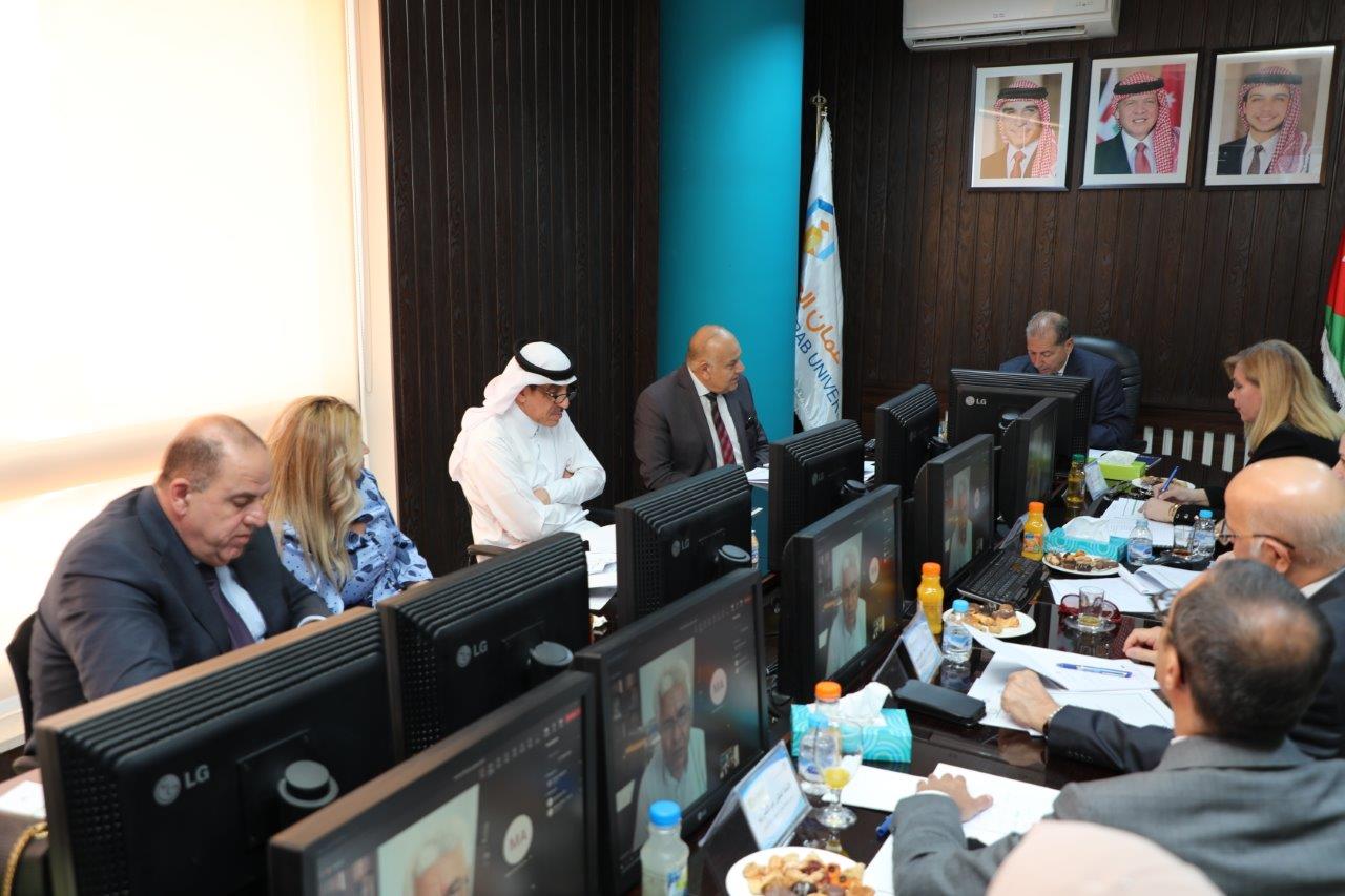 جامعة عمان العربية تستضيف اجتماع مجلس إدارة المجلس العربي للتنمية المستدامة8