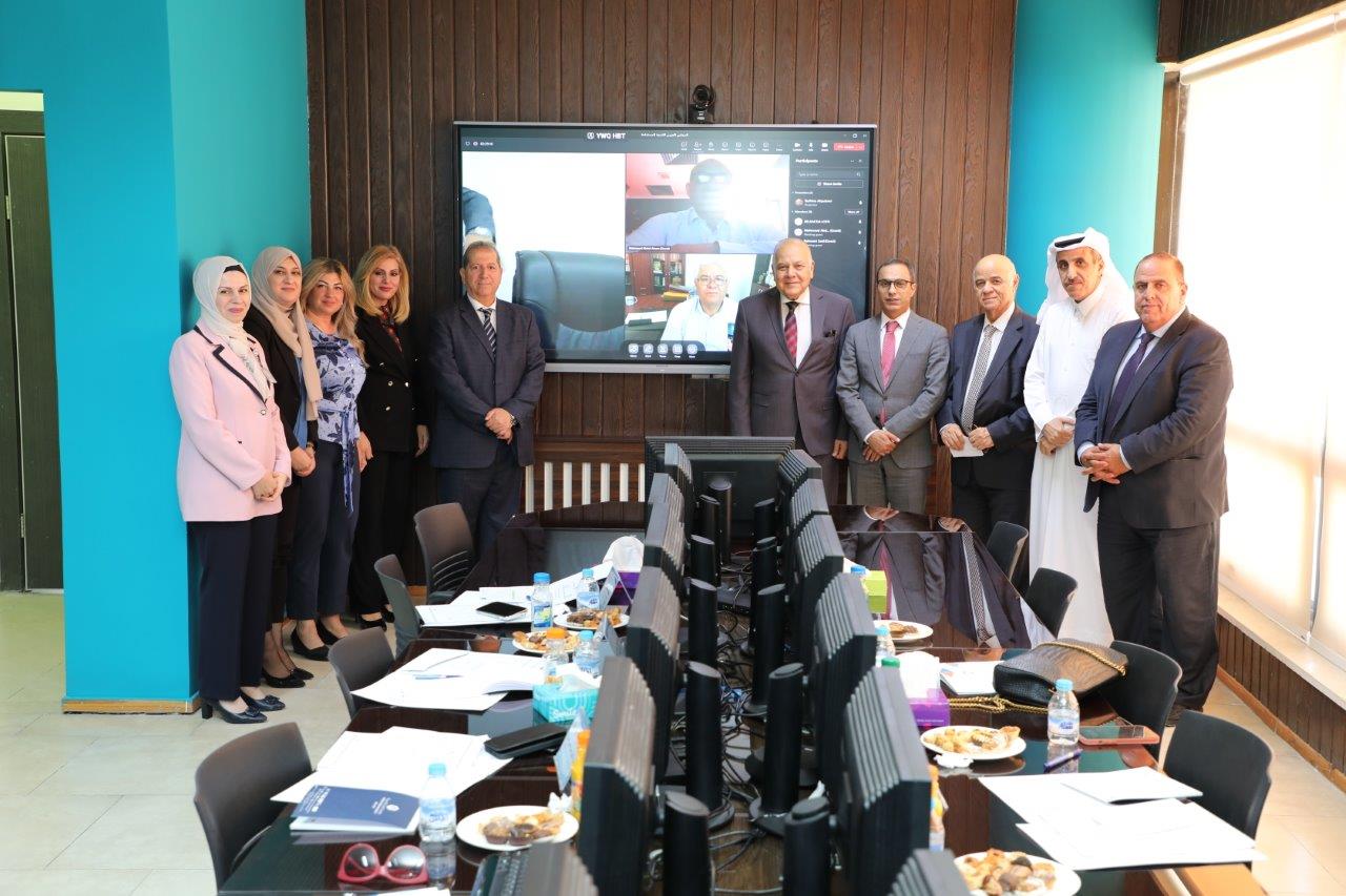 جامعة عمان العربية تستضيف اجتماع مجلس إدارة المجلس العربي للتنمية المستدامة9