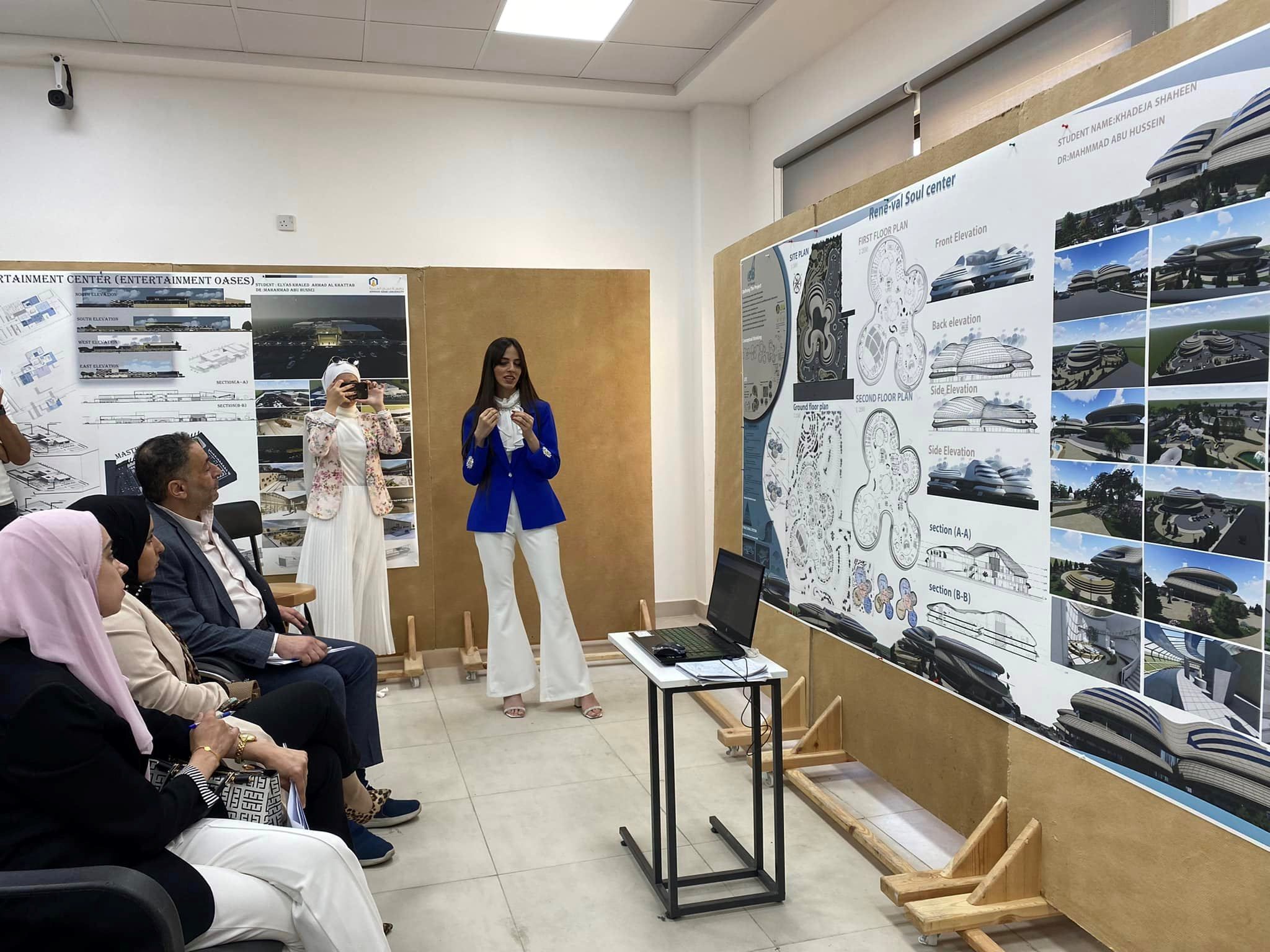 مشاريع تخرج بأفكار ريادية لطلبة هندسة العمارة في "عمان العربية"1