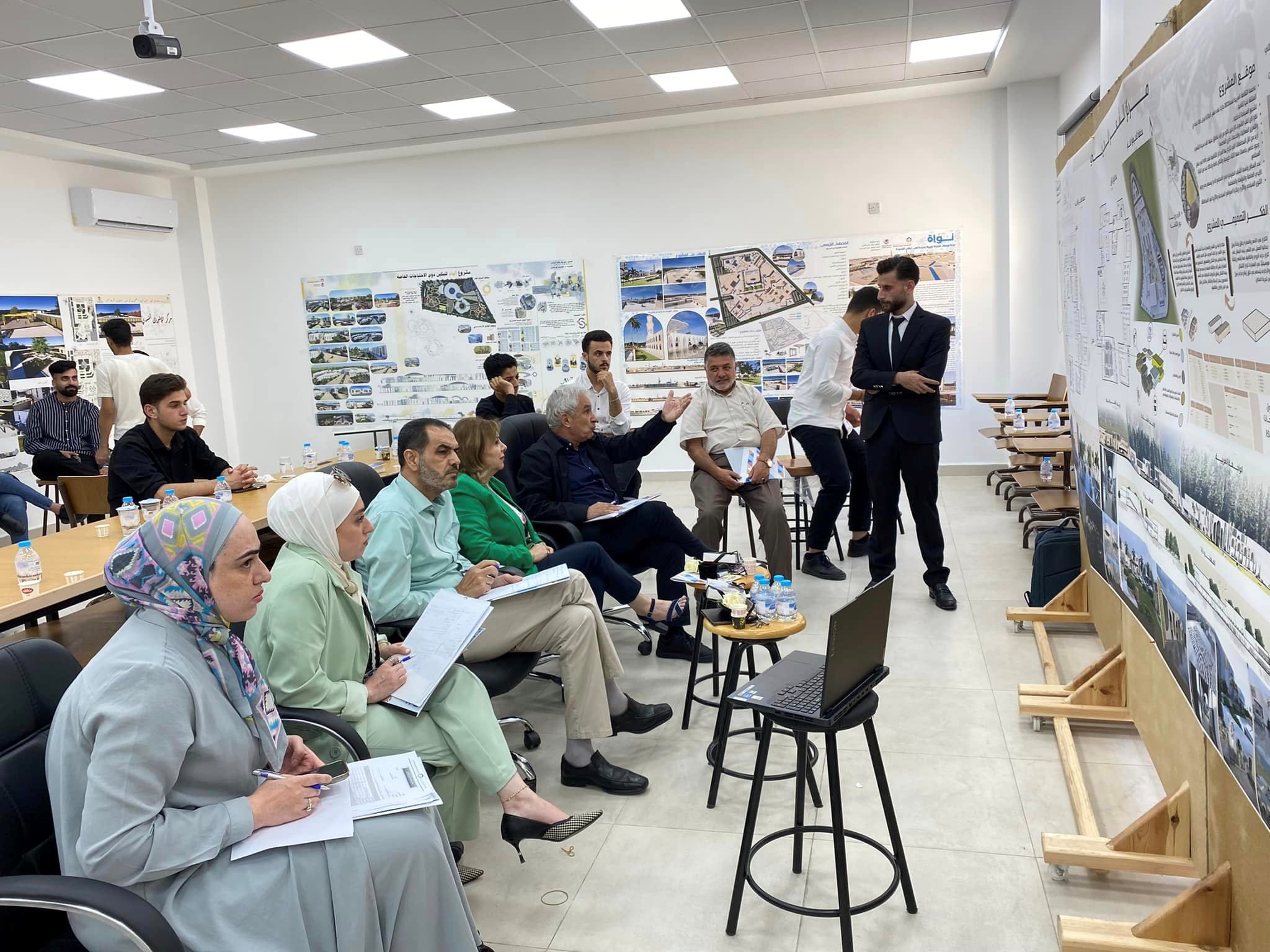 مشاريع تخرج بأفكار ريادية لطلبة هندسة العمارة في "عمان العربية"5