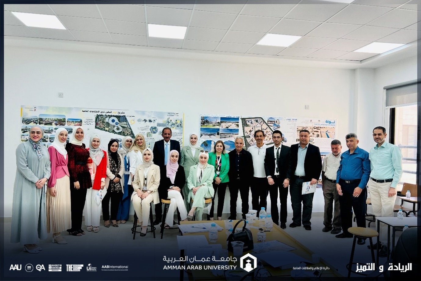 مشاريع تخرج بأفكار ريادية لطلبة هندسة العمارة في "عمان العربية"