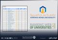 جامعة عمان العربية بالمرتبة الأولى على الجامعات الأردنية الخاصة والثالثة على كافة الجامعات الأردنية بالتصنيف العالمي ويبومتريكس Webometrics
